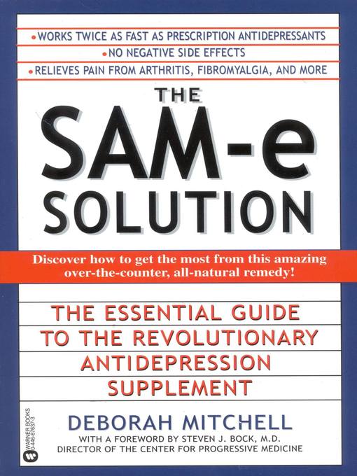 Title details for The SAM-e Solution by Deborah Mitchell - Wait list